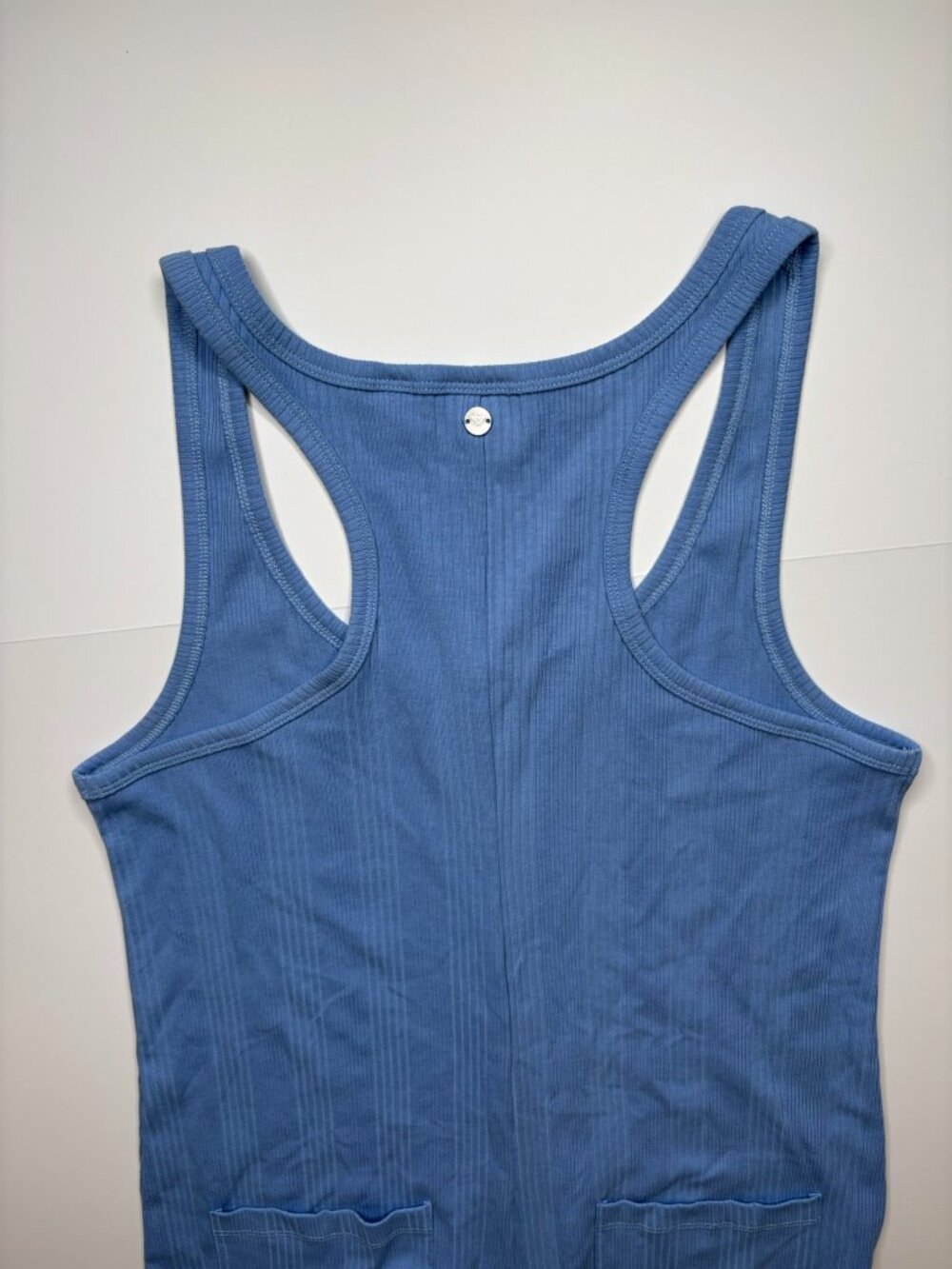 Roxy Running Tide Sleeveless Wide Leg Jumpsuit – Cornflower Blue – Small - Picture 11 of 15